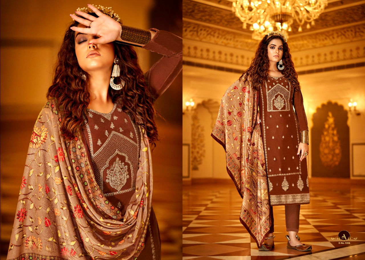ZSM Nawabi Velvet Festive Wear Designer Pakistani Salwar Kameez Collection